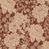 Fabric P & B Textiles Rust Red Vintage Floral Charlotte 108" Wide Back by the Quarter Yard 6408-RZ