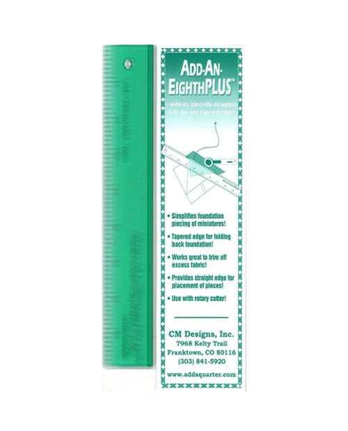CM Designs Add an Eighth Plus 9" Ruler CM08-PLUS