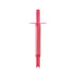 Red plastic tool on a white background
