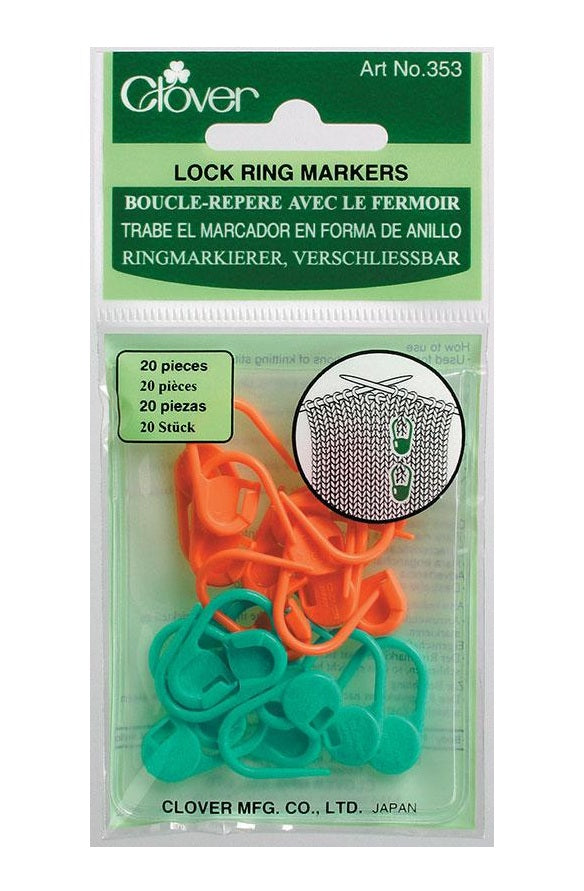 Clover Locking Stitch Markers CL353