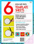Collins Non-Slip Vinyl Quilt Template Sheets 6pk 198C