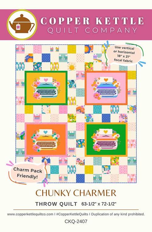Copper Kettle Quilt Company Chunky Charmer Quilt Pattern CKQ-2407