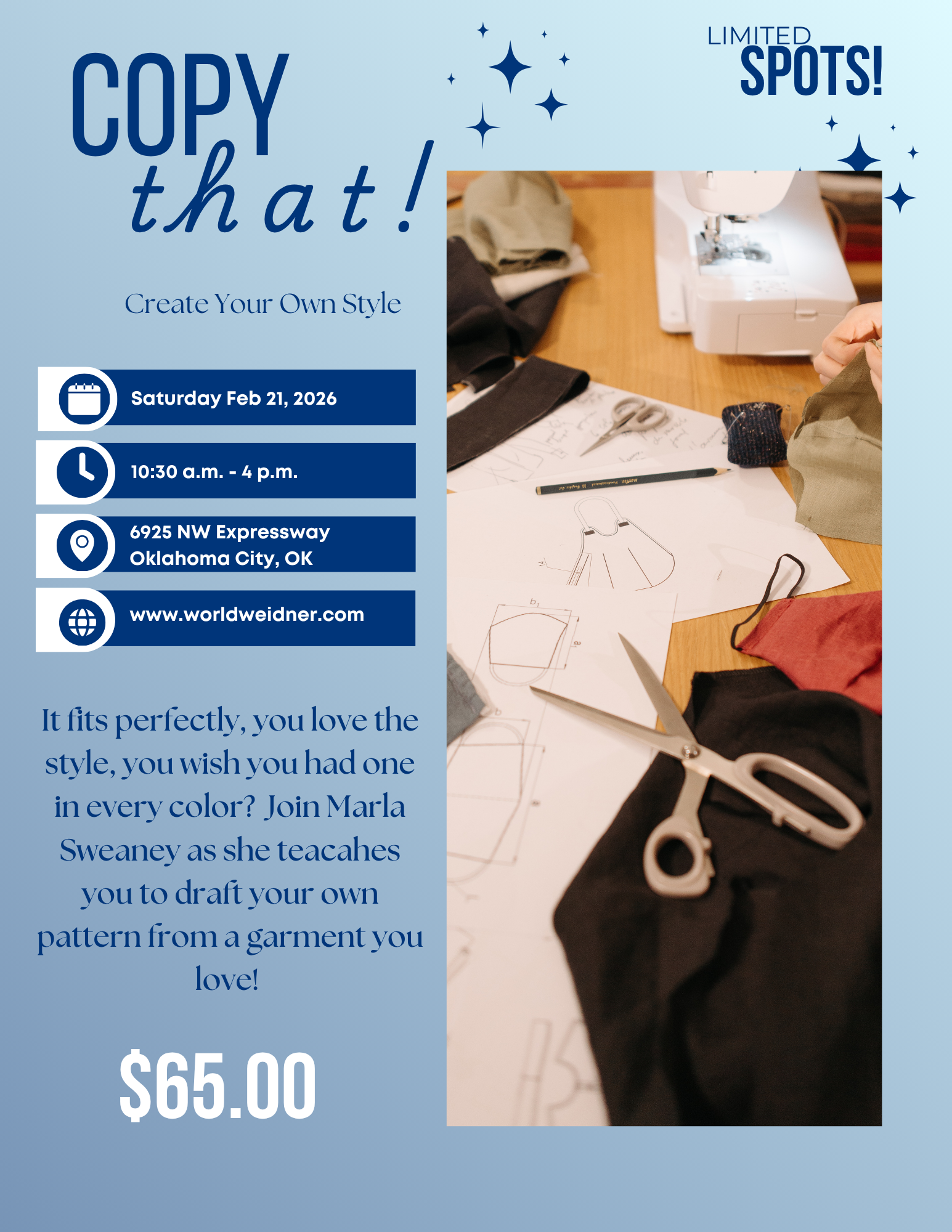 Copy That! Class 2/21/26