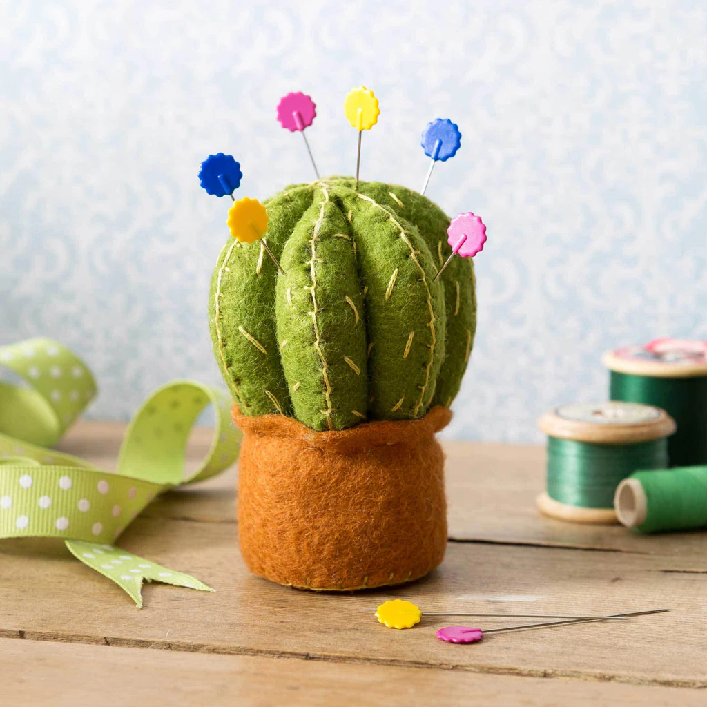 Corinne Lapierre Cactus Pincushion Felt Craft Kit MKCCT1F