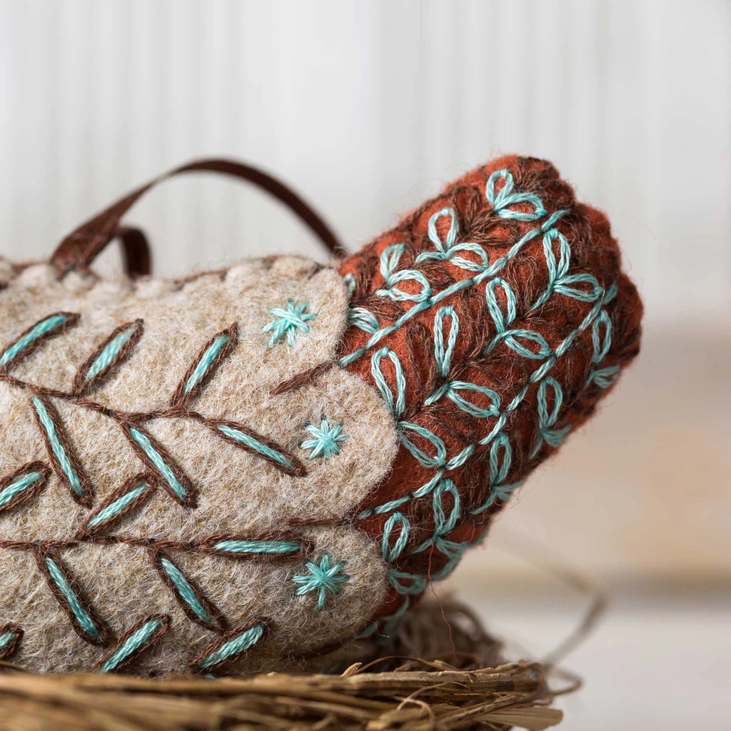 Corinne Lapierre French Hen Felt Craft Kit MKFHN1F