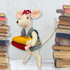 Corinne Lapierre Librarian Little Mouse Felt Craft Kit MKLIB1