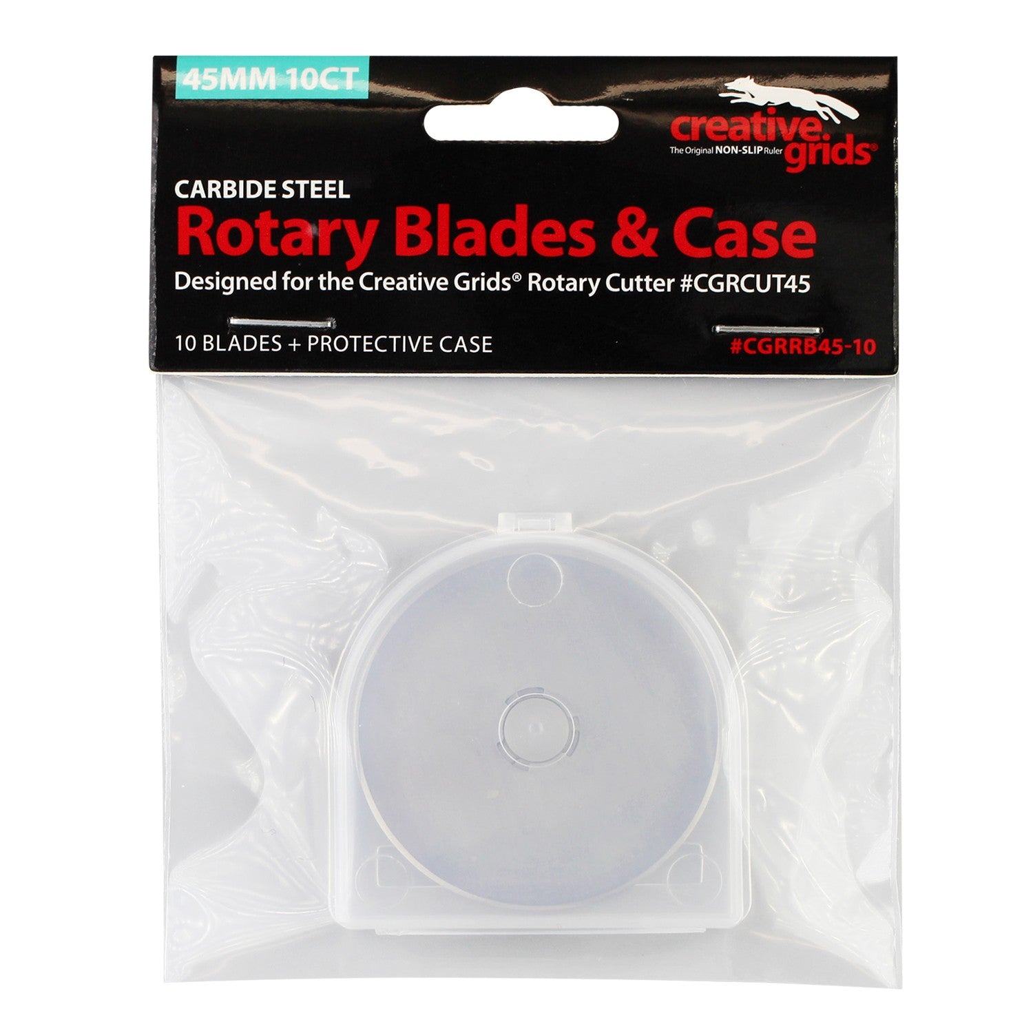 Creative Grids 45mm Replacement Rotary Blade 10 Pack CGRRB45-10 for Sale at World Weidner
