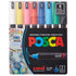 Posca Paint Marker 8 Colors PC-1MR Ultra Fine Basic Set