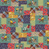Fabric Michael Miller Multi Retro Playland Patchwork Playtime Memories by the Quarter Yard DCX13184-MULT