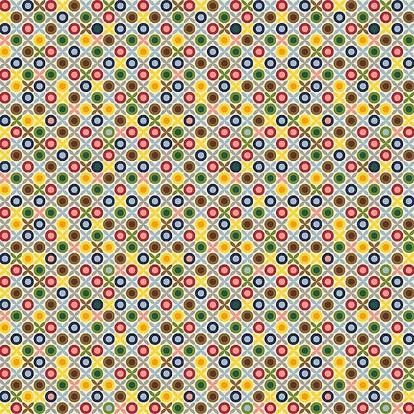 Fabric Michael Miller Multi Winning Moves Playtime Memories by the Quarter Yard DCX13190-MULT