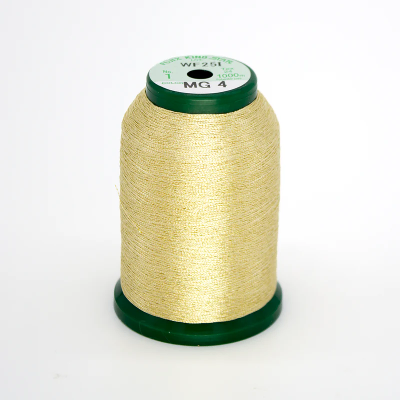 DIME Kingstar Metallic Embroidery Thread Spool 1000M Champagne A470024 for Sale at World Weidner
