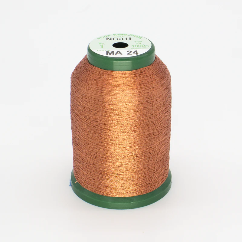 DIME Kingstar Metallic Embroidery Thread Spool 1000M Orange A470015 for Sale at World Weidner