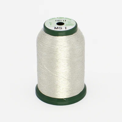 DIME Kingstar Metallic Embroidery Thread Spool 1000M Silver A470031 for Sale at World Weidner