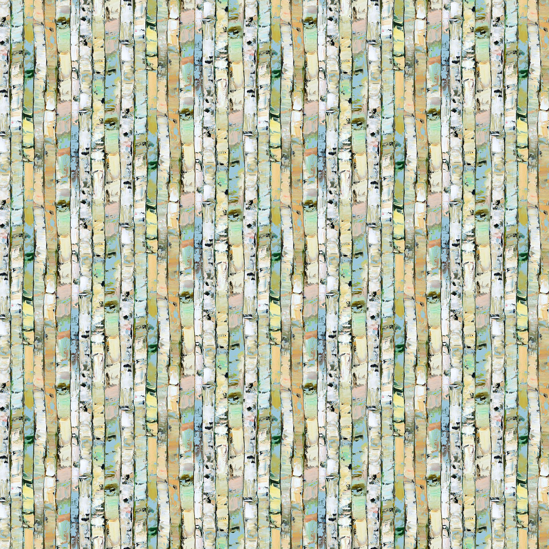 Fabric Northcott Light Green Multi Stripe Canoe Lake by the Quarter Yard 29237-74