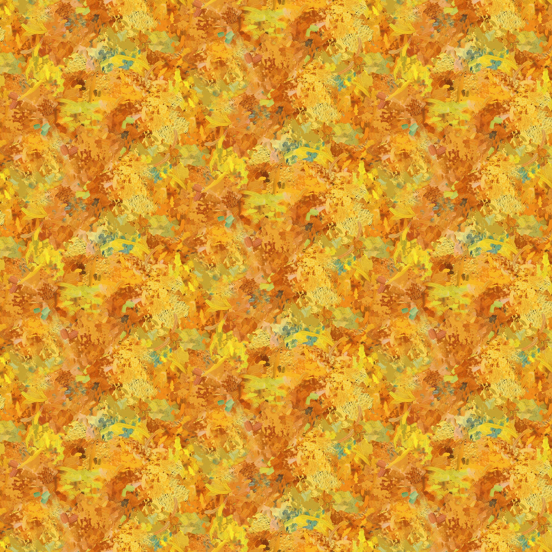 Fabric Northcott Yellow/Orange Multi Texture Canoe Lake by the Quarter Yard 29238-54
