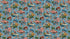 Fabric Northcott Blue Multi Route 66 Toss Historic Route 66 by the Quarter Yard 29241-42