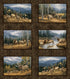 Fabric Northcott Brown Multi Highland Ridge Blocks Panel DP29381-36