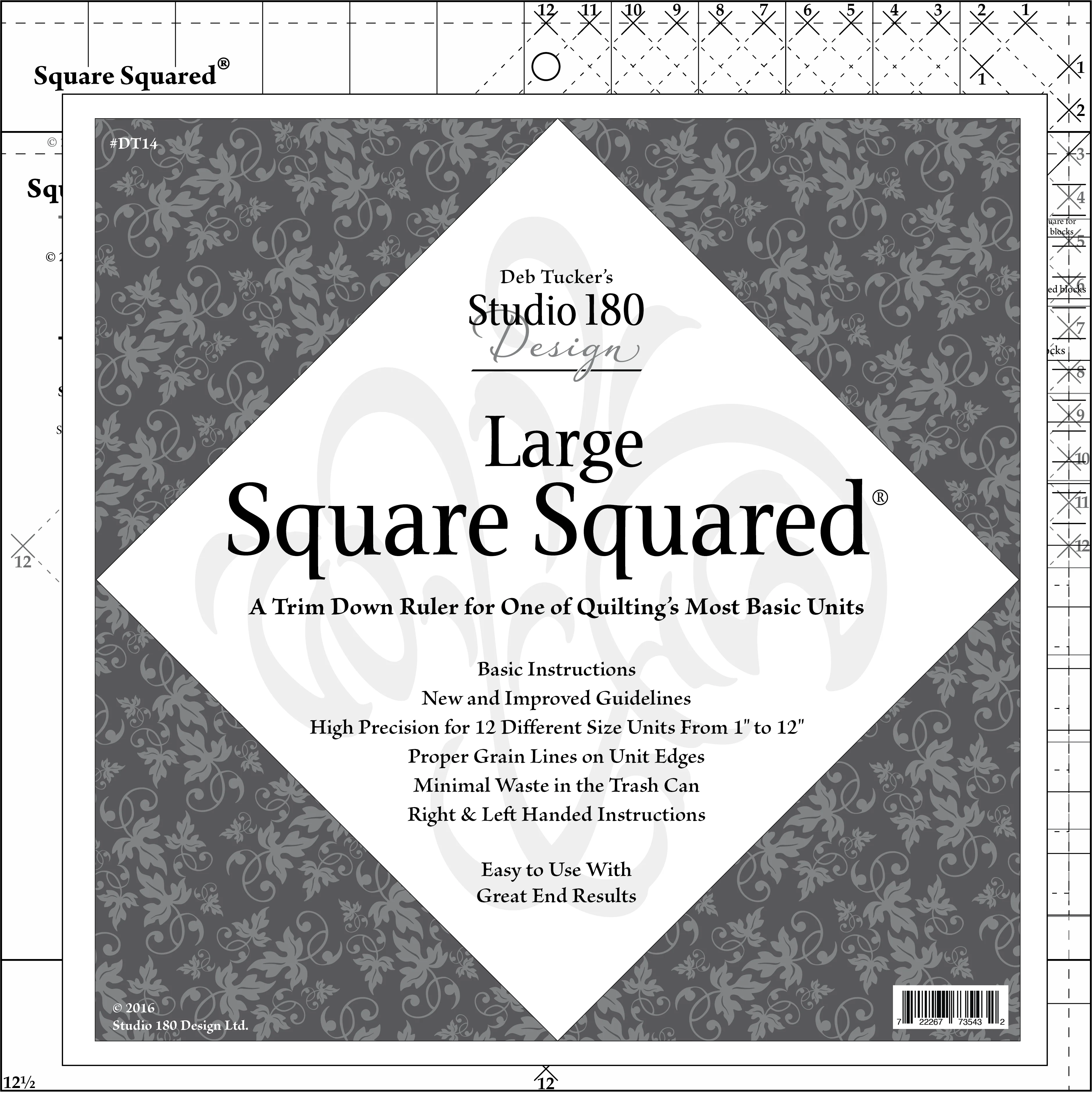 Studio 180 Large Square Squared Ruler DT14 for Sale at World Weidner