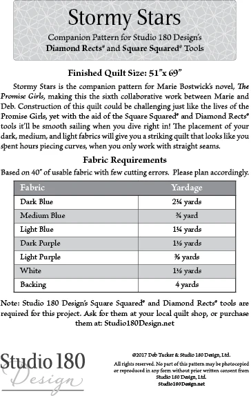 Studio 180 Design Stormy Stars Quilting Pattern DTP068 for Sale at World Weidner
