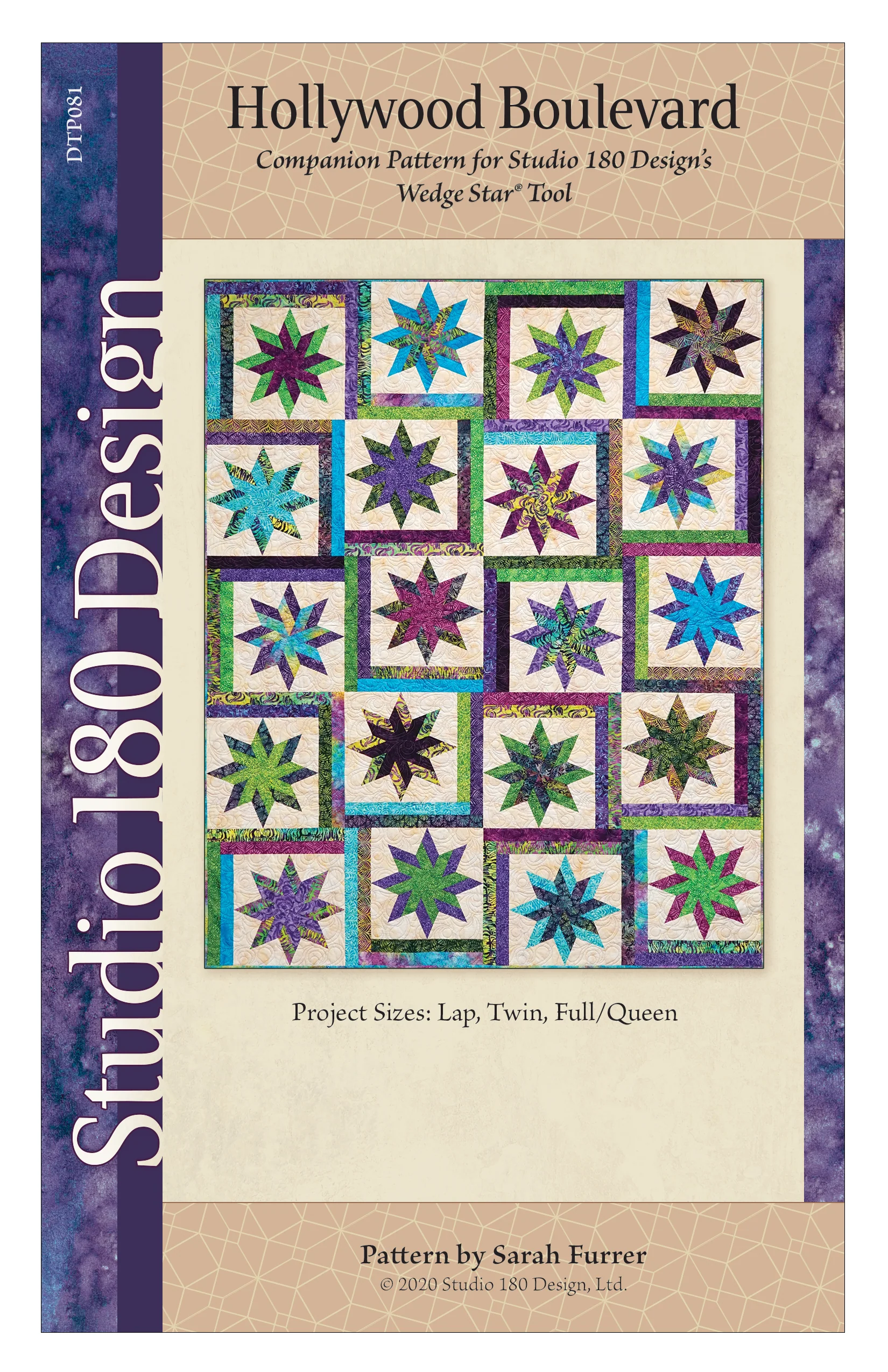 Studio 180 Design Hollywood Boulevard Quilting Pattern DTP081 for Sale at World Weidner