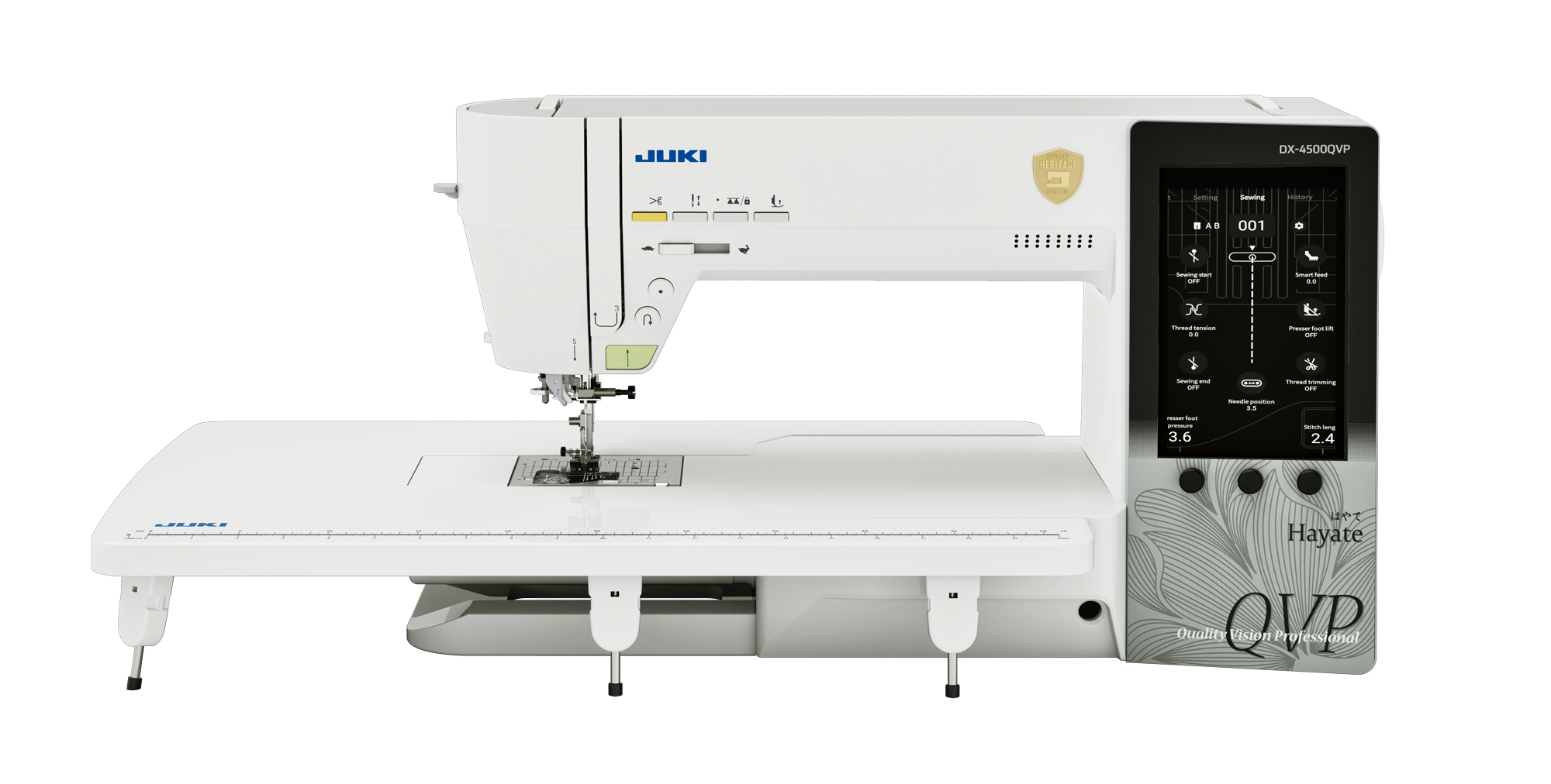 JUKI Hayate DX-4500QVP Sewing and Quilting Machine
