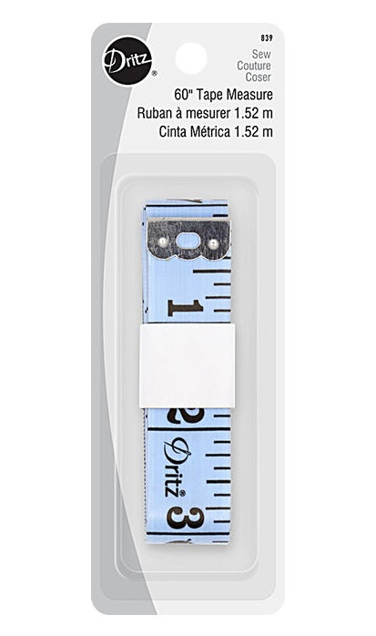 Dritz 60" Blue Fiberglass Tape Measure 839