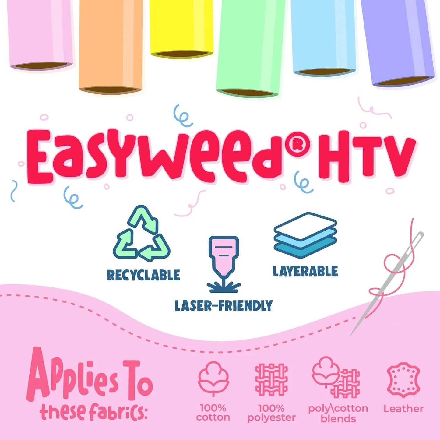 Siser EasyWeed Heat Transfer Vinyl 12"