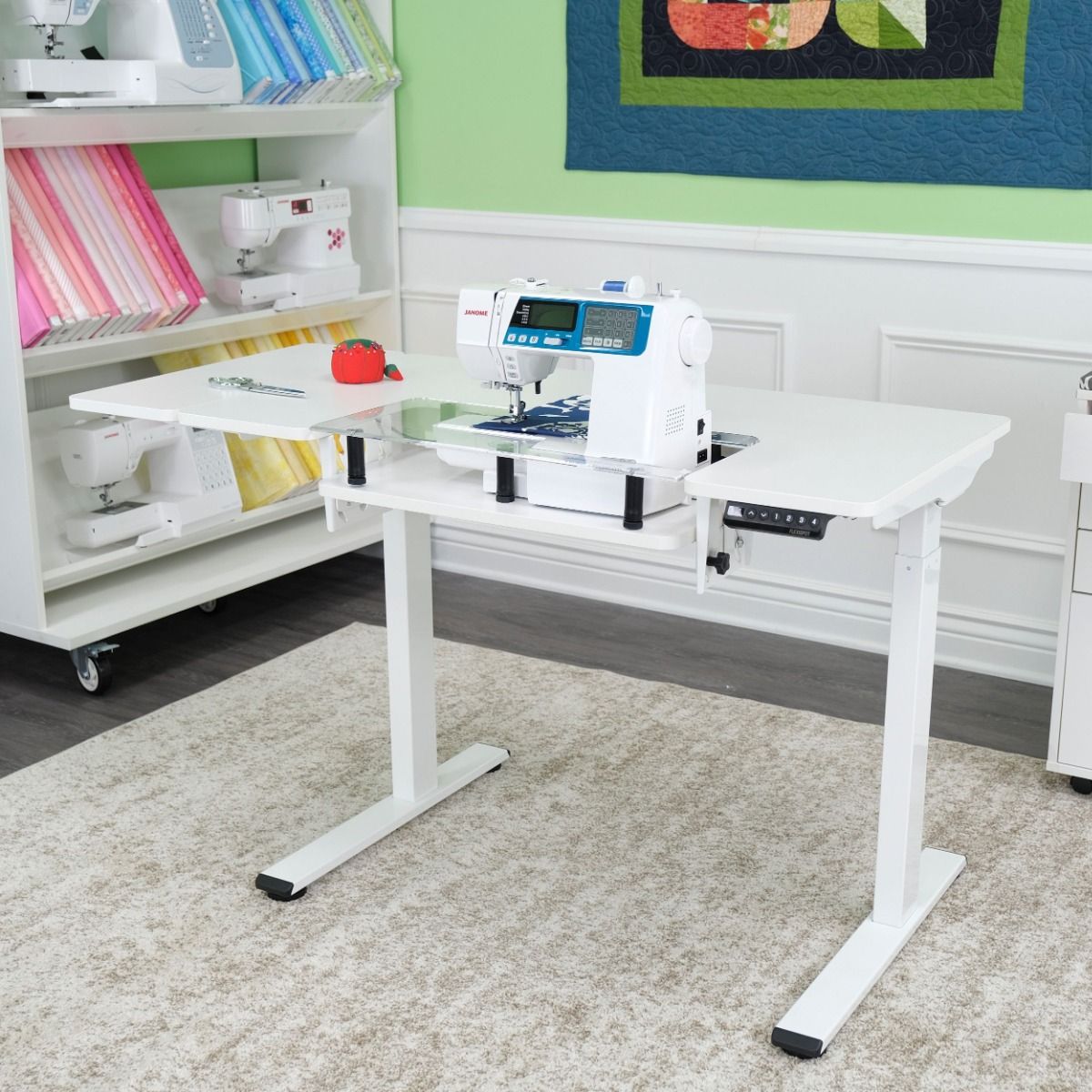 Arrow Sewing Eleanor Adjustable Serger and Sewing Table