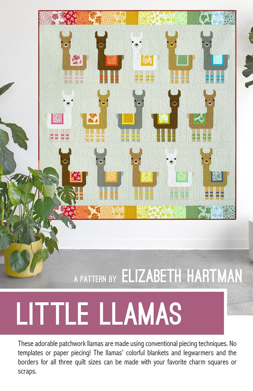 Elizabeth Hartman Little Llamas Quilt Pattern EH062
