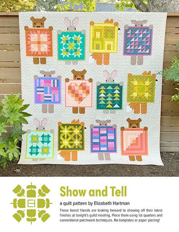 Elizabeth Hartman Show & Tell Quilt Pattern EH083 – World Weidner