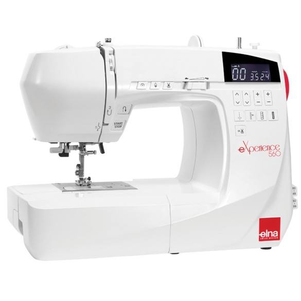 angled image of the elna eXperience 560 Sewing Machine
