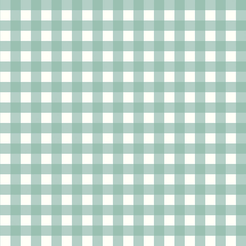 Fabric Riley Blake Powder Gingham Love You to the Moon Designer Flannel by the Quarter Yard F18275-POWDER