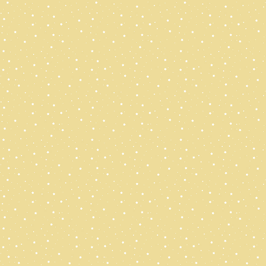 Fabric Riley Blake Sunshine Stars Love You to the Moon Designer Flannel by the Quarter Yard F18276-SUNSHINE