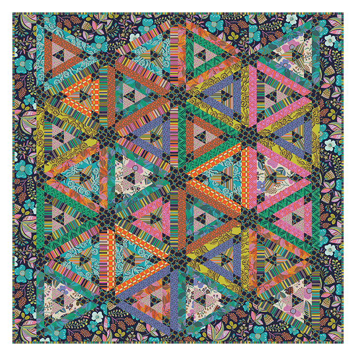FIGO Fabrics Star Tracking Quilt Pattern PTNF156