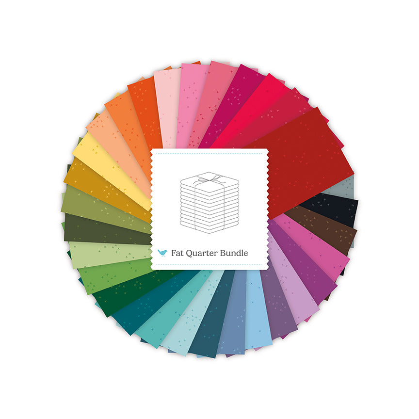 Fabric Riley Blake Precuts Scattered-A-Cross Colors 30pc Fat Quarter Bundle FQ-370-30