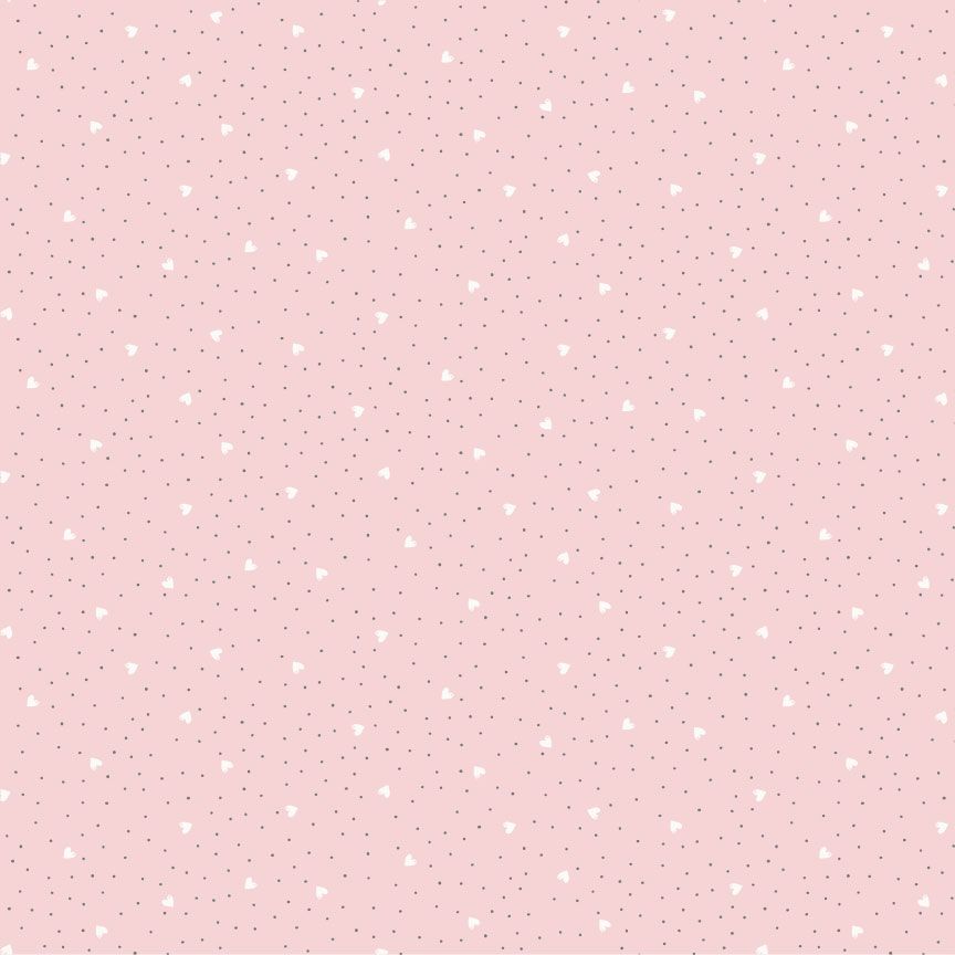 Fabric Timeless Treasures Love Hearts & Dots Purrfection Flannel by the Quarter Yard CF4346-LOVE