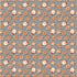 Pattern of gingerbread cookies and candy canes on a checkered background