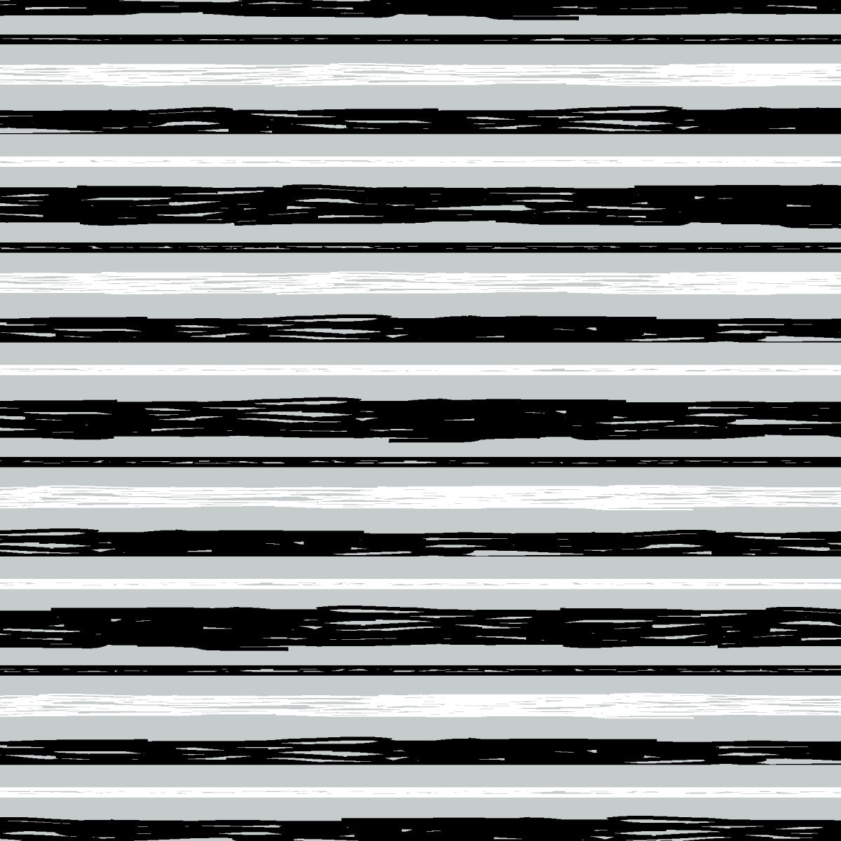 A repeating horizontal stripe pattern with alternating light gray and white bands, overlaid with irregular black brushstroke or scribble lines across each band.
