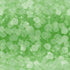 Green background with light green ice cube shapes