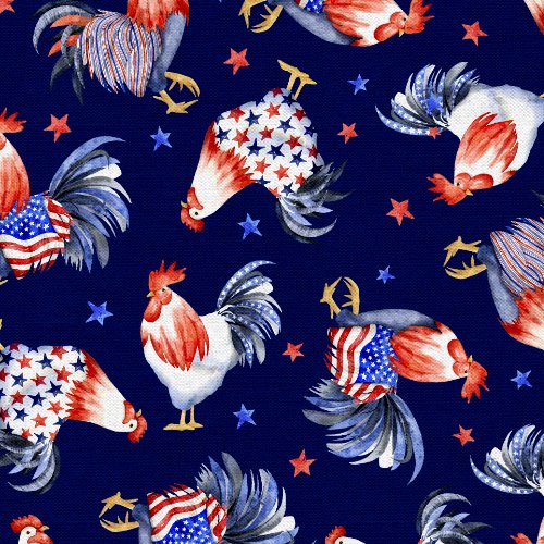 Fabric 3 Wishes Navy Chick Chick Boom Boom Chicka Boom by the Quarter Yard 24161-NVY