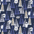 Fabric 3 Wishes Navy Hide & Seek Catch Me If You Can by the Quarter Yard 24532-NVY