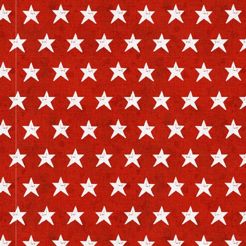 Fabric 3 Wishes Stars on Red Boom Chicka Boom by the Quarter Yard 24166-RED