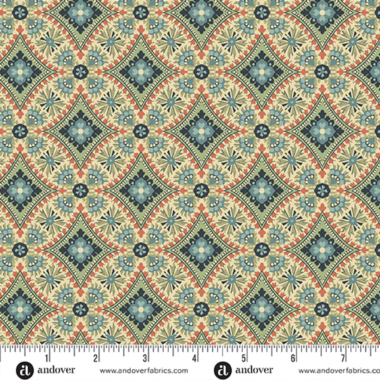 Fabric Andover Biscotti Amber Fields Farmer's Daughter by Laundry Basket Quilts by the Quarter Yard A-10091-B