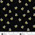 Fabric Andover Black Buzzy Bees Sunny Honey by the Quarter Yard A-1577-K