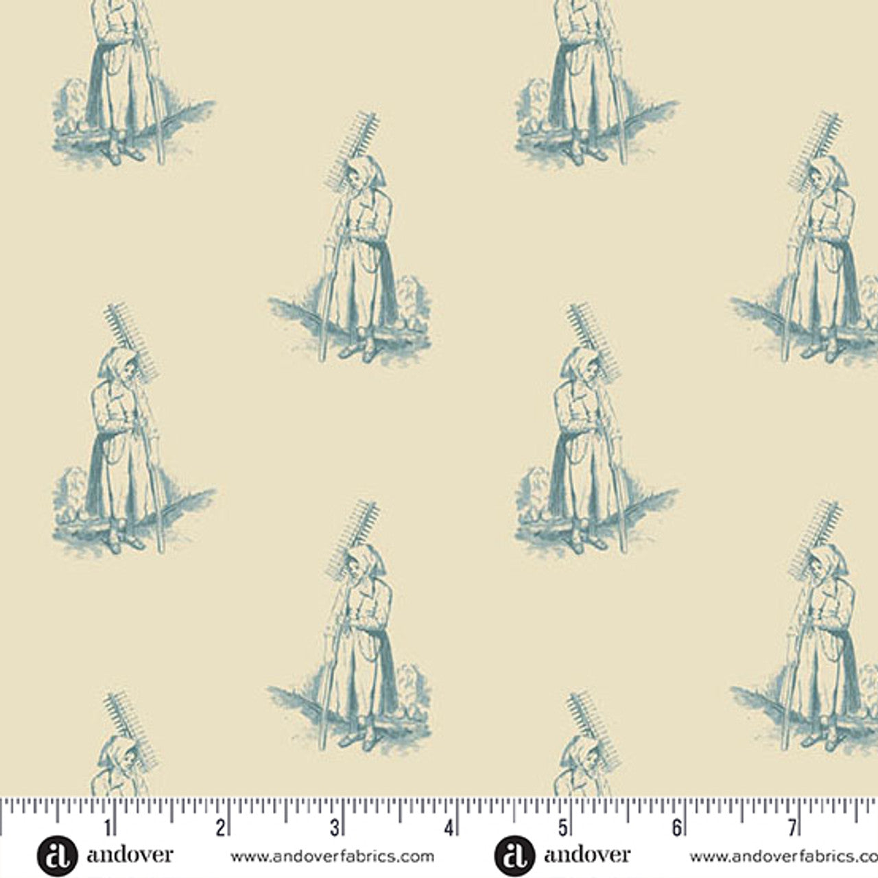 Fabric Andover Butternut Farmer's Daughter by Laundry Basket Quilts by the Quarter Yard A-10081-B