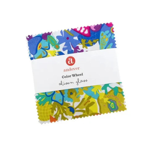 Fabric Andover Color Wheel 5" Charm Pack 1S-CW-X