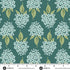 Fabric Andover Dark Teal Hydrangea Heartland by the Quarter Yard A-1589-B