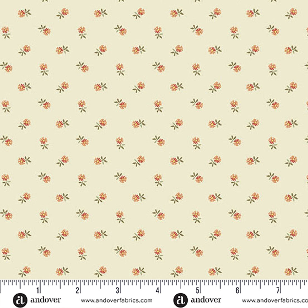 Fabric Andover Driftwood Field Farmer's Daughter by Laundry Basket Quilts by the Quarter Yard A-10087-L