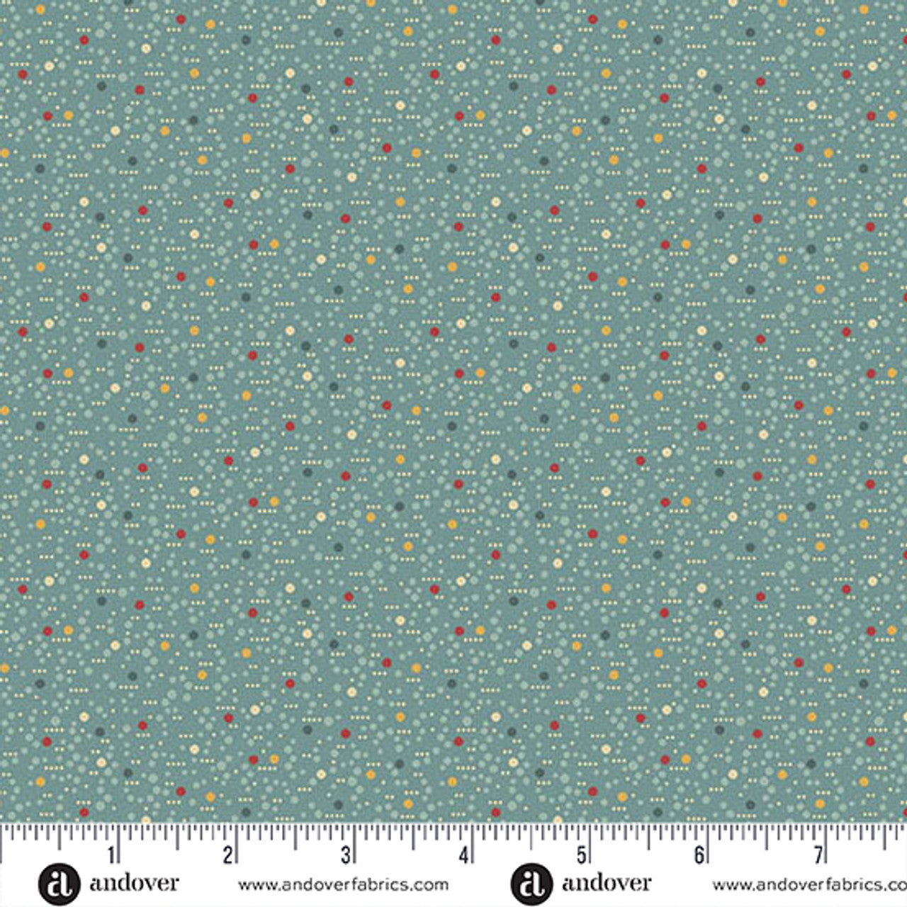 Fabric Andover Indian Ocean Dewdrop Farmer's Daughter by Laundry Basket Quilts by the Quarter Yard A-10079-B