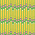 Pattern of yellow pencils with pink erasers on a green background